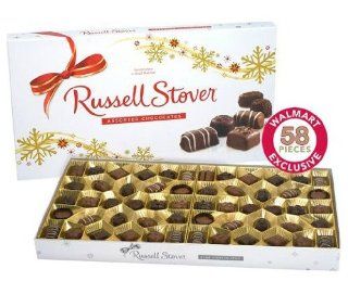 Exclusive Russell Stover Holiday Snowflake Assorted Chocolates, 58 count, 32oz : Grocery & Gourmet Food