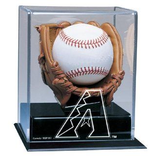 Arizona Diamondbacks MLB Soft Brown Glove Baseball Display   CAS MLB 206 EL ARI : Sports Related Display Cases : Sports & Outdoors