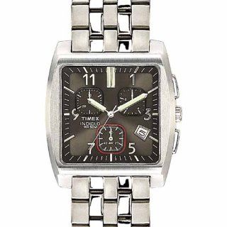 Timex Men's T22232 Premium Collection Gray Dial Chronograph Stainless Steel Bracelet Watch Timex Watches