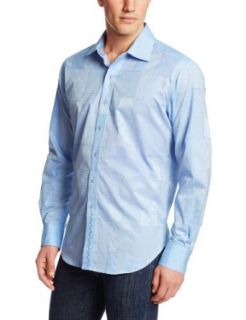 Robert Graham Men's Wallie Long Sleeve Woven Shirt at  Mens Clothing store