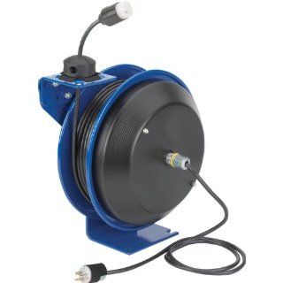 Coxreels PC13 5012 A Power Cord Spring Rewind Reels: Single Industrial Receptacle, 50' cord, 12 AWG: Industrial & Scientific