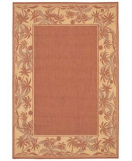 MANUFACTURERS CLOSEOUT! Safavieh Rugs, Courtyard Indoor/Outdoor CY2665 3202 Orange   Rugs