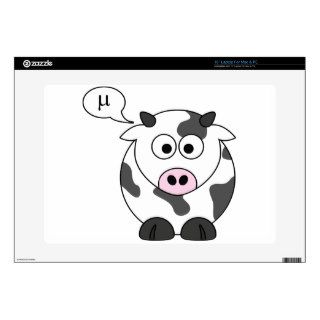 The Cow Says μ Laptop Skins