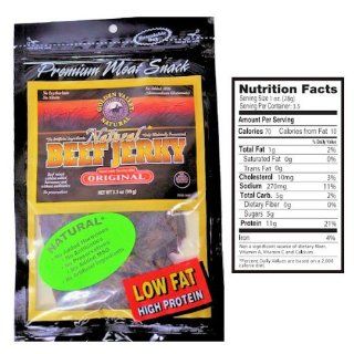 Golden Valley Natural All Natural Beef Jerky Original    4 oz: Health & Personal Care