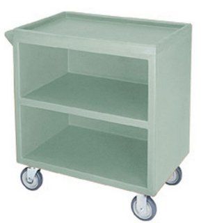 Cambro BC3304S 192 Polyethylene Standard Service Cart with 1 Side Enclosed, Granite Green: Food Savers: Kitchen & Dining