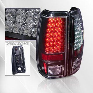 Chevy Silverado 03 04 05 LED Tail Lights ~ pair set (Black) Automotive