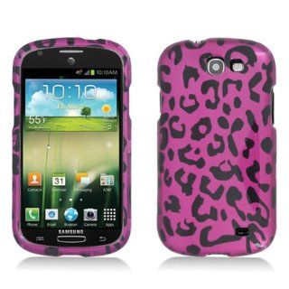 Aimo Wireless SAMI437PCIMT186 Hard Snap On Image Case for Samsung Galaxy Express i437   Retail Packaging   Hot Pink Leopard Cell Phones & Accessories