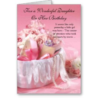 A Happy Birthday Daughter Card Pearls