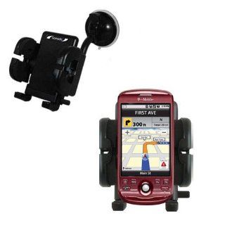 Gomadic Brand Flexible Car Auto Windshield Holder Mount designed for the T Mobile myTouch   Gooseneck Suction Cup Style Cradle: Computers & Accessories