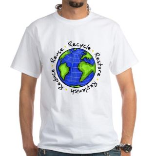CafePress Recycle   Reduce   Reuse   Replenish T Shirt