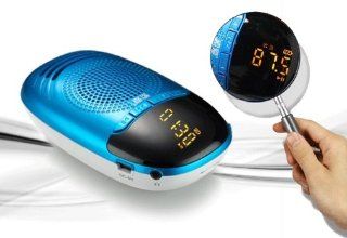 Soaiy Dual Core Chips Portable Stereo Mini Mp3 & Fm Multifunctional Speaker System with Enhanced Bass Boost(s 188),blue: Electronics