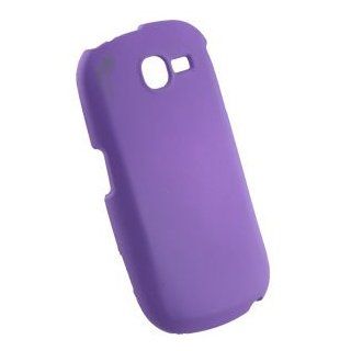 Purple Rubberized Hard Case Cover for AT&T Samsung SGH A187: Electronics