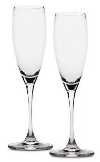 Waterford Mondavi Champagne Flute, Set of 2: Crystal Champagne Glass: Kitchen & Dining
