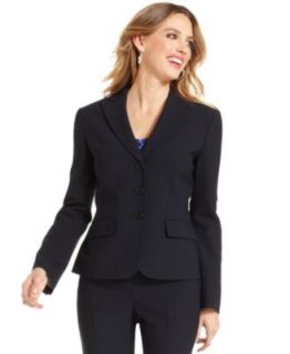 Anne Klein Navy Tropical Wool Blend Suit Separates Collection   Suits & Suit Separates   Women