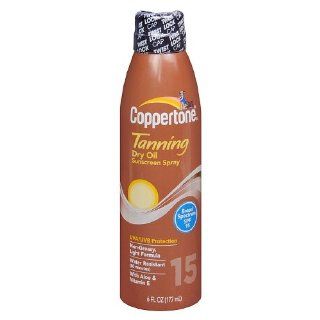 Coppertone Tanning Continuous Spray SPF 15 6 fl oz (177 ml) Health & Personal Care
