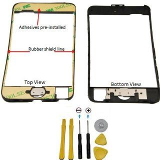 YB Planet iPod Touch 2nd/3rd Generation Midframe Bezel Chassis + 3M Pre Cut Adhesive + Complete Seven Piece Tool Kit: Cell Phones & Accessories