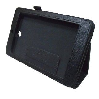Generic Stand Folio Smart Leather Holder Case Cover Compatible for Asus MemO Pad HD 7 ME173X 7 Inch Tablet Color Black: Computers & Accessories