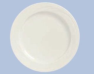 Syracuse China 950038872 12.25 in Plate w/ Cascade Pattern & Slenda Turina Shape, Flint Body, Dozen: Kitchen & Dining