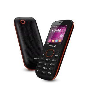 BLU T172i Jenny Unlocked Phone   US Warranty   Black/Red: Cell Phones & Accessories