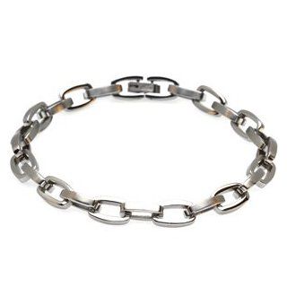 22 Inch Chain Link Stainless Steel Men's Necklace: Jewelry