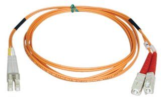 Tripp Lite N516 50M 165' Multimode Duplex 50/125 Fiber Optic Patch Cable LC/SC   50M (165 Feet): Electronics