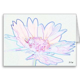 Artsy Flower, S Cyr Greeting Card