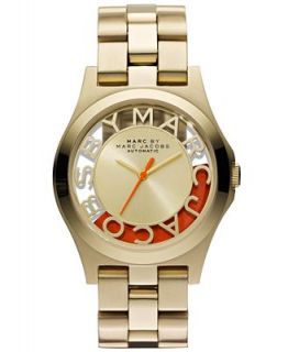 Marc by Marc Jacobs Watch, Womens Automatic Gold Ion Plated Stainless Steel Bracelet 40mm MBM9701   Limited Edition   Watches   Jewelry & Watches