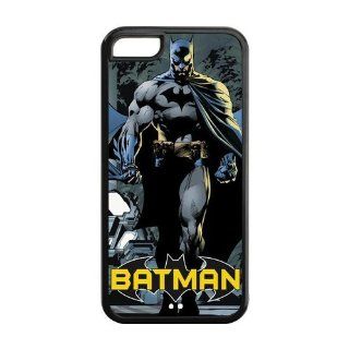 Custom Batman Back Cover Case for iPhone 5C LLCC 158 Cell Phones & Accessories