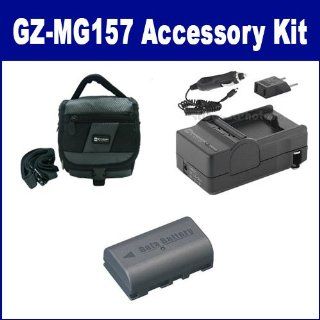 JVC Everio GZ MG157 Camcorder Accessory Kit includes: SDM 180 Charger, SDC 27 Case, SDBNVF808 Battery : Digital Camera Accessory Kits : Camera & Photo