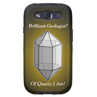 Brilliant Geologist Quartz Pun Galaxy SIII Cases