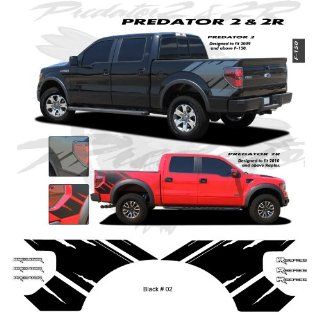 Ford F 150 2009 and up Predator 2 Graphic Kit Gloss Black: Automotive