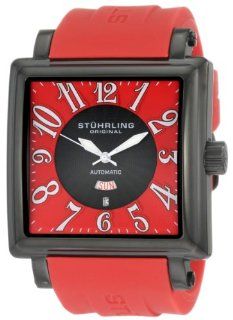 Stuhrling Original Men's 149CXL.3356H75 Leisure Manchester Ozzie Grand Automatic Red Dial Watch at  Men's Watch store.