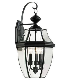 Sea Gull Outdoor Lighting, Three Light Lancaster Wall Lantern   Lighting & Lamps   For The Home