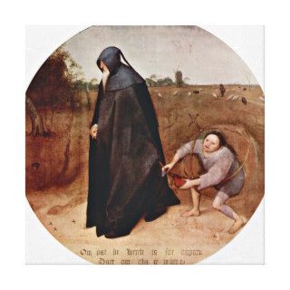 Pieter Bruegel the Elder   misanthrope Gallery Wrapped Canvas