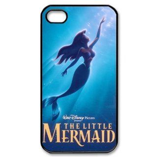 Personalized Cartoon The Little Mermaid Protective Snap on Cover Case for iPhone 4/4S TLM143 Cell Phones & Accessories