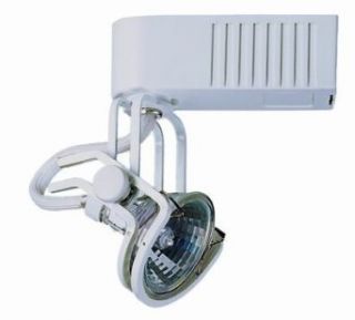 Cal Lighting HT 250EX36 WH Frosted White 1 Light Low Voltage 50 Watt Track Head with 36" Extension Pole    