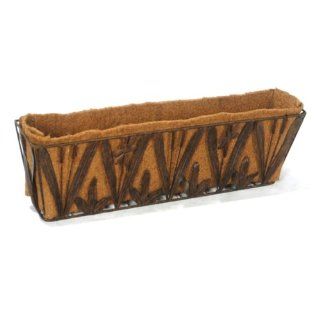 Deer Park WB144 Large Dragonfly Window Box Planter with Cocoa Moss Liner  Plant Window Boxes  Patio, Lawn & Garden