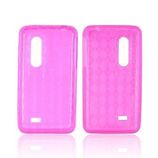 Argyle Pink Crystal Silicone Case For LG Thrill 4g: Cell Phones & Accessories