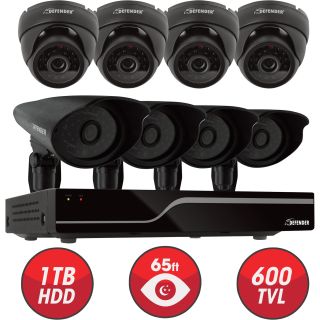 Defender Pro 16-Channel, 8-Camera (4-Dome, 4-Bullet) Surveillance System — Model# 21185  Security Systems   Cameras