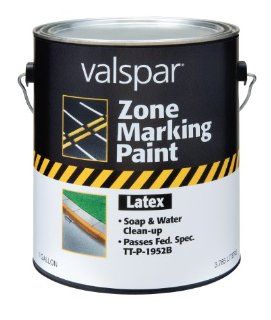 Valspar 24 137G Blue Latex Zone Marking Paint   1 Gallon: Automotive