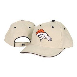 Denver Broncos NFL Khaki Adjustable Hat : Sports Fan Baseball Caps : Sports & Outdoors