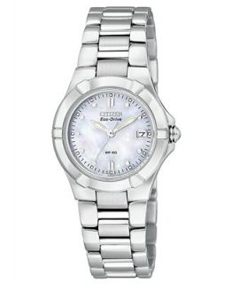 Citizen Womens Eco Drive Stainless Steel Bracelet Watch 25mm EW1530 58D   Watches   Jewelry & Watches