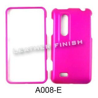 ACCESSORY HARD RUBBERIZED CASE COVER FOR LG THRILL 4G / OPTIMUS 3D HOT PINK: Cell Phones & Accessories