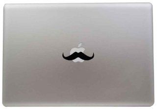 Mustache Decal Sticker for MacBook Pro 13" 15" with or w/out Retina Display, MacBook Air 11" 13", iPad, iMac BLACK (#B128): Computers & Accessories