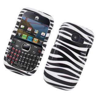 Eagle Cell PIHWM636G128 Stylish Hard Snap On Protective Case for Huawei Pinnacle 2 M636   Retail Packaging   Zebra Black/White: Cell Phones & Accessories