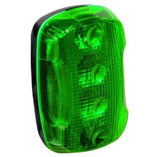 FoxFire 6001659 Personal Safety Weather Resistant Light, 4 LEDs, 2 115/128" Length x 1 51/64" Width x 1 5/32" Thick, Green: Industrial Warning Lights: Industrial & Scientific
