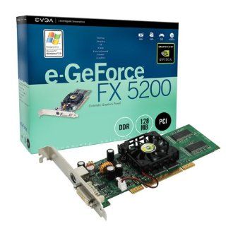 EVGA e GeForce FX 5200 128 MB GPU Electronics