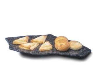 Cal Mil 126 31 Buffet Display Stone Tray w/ Natural Shape, 16 x 24 in Black Ice, Each: Kitchen & Dining