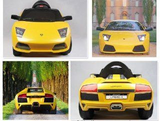 LICENSED LAMBORGHINI Murcielargo Ride On Car Electric Power Wheel Kids Battery Operated Remote Control with Music and Light: Toys & Games