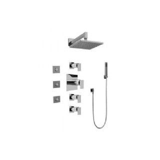 Graff GC1.122A LM38S PC Full Thermostatic Shower System W/ Body Sprays & Handshower   Bathtub And Showerhead Faucet Systems  